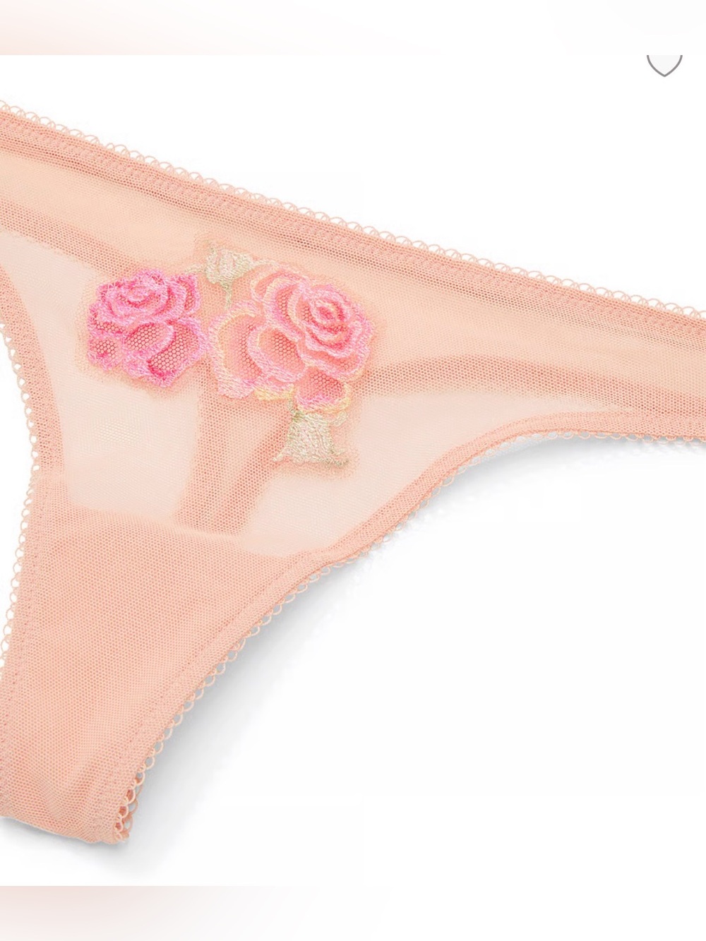 Victoria's Secret Motif Lace Thong Panty